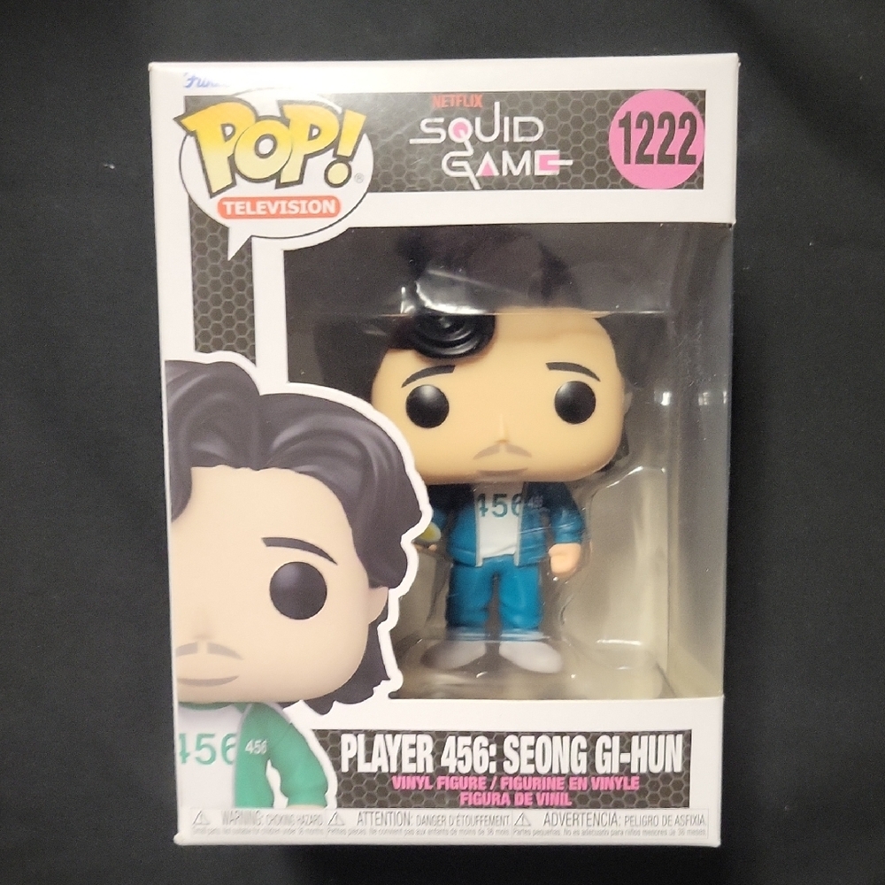 Funko Pop! Squid Game Seong Gi-Hun Figure in Teal
